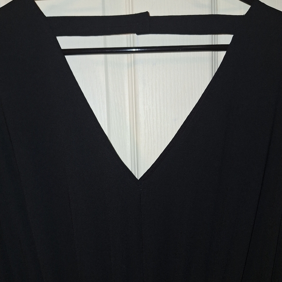 A New Day Black Pant Suit Jumper One Piece XL - Picture 2 of 5